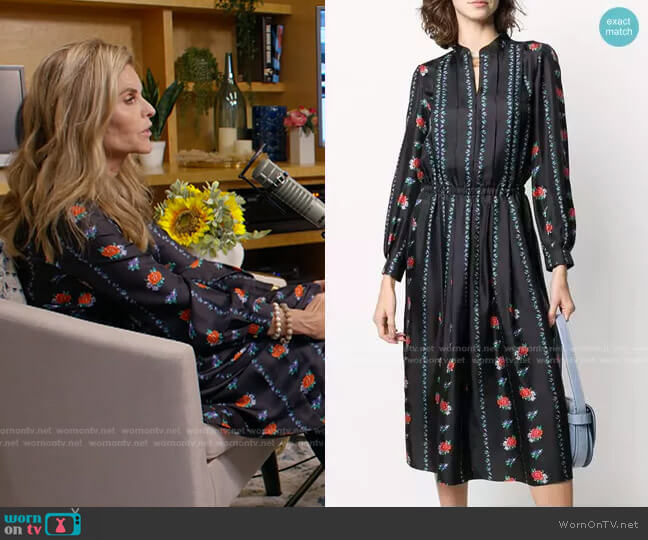 WornOnTV: Maria’s floral print pleated dress on Today | Maria Shriver ...