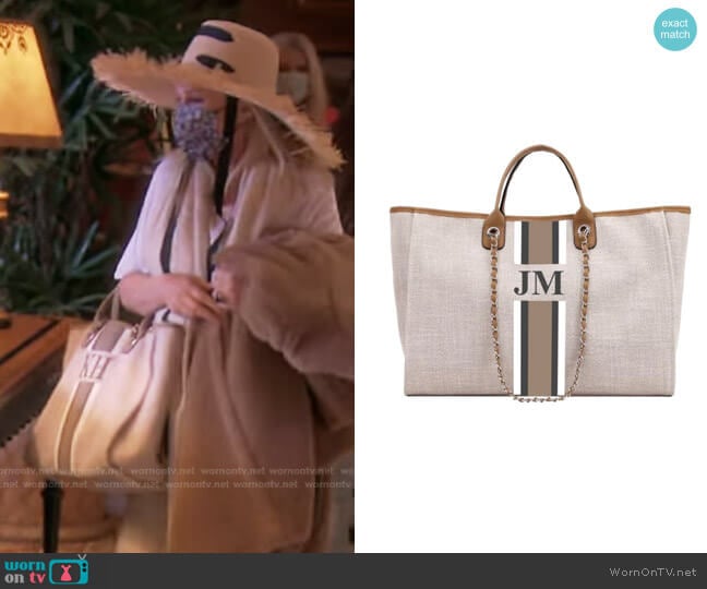 WornOnTV: Kathy’s straw hat and tote bag on The Real Housewives of ...