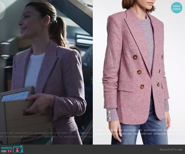 Chloe’s pink marled wool blazer on Lucifer