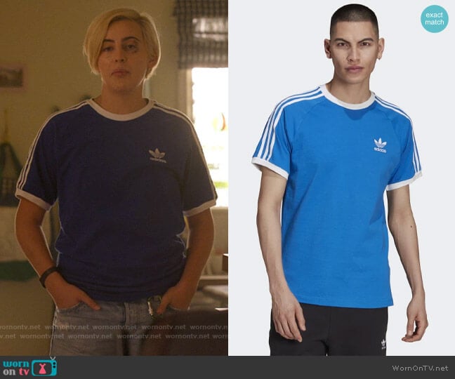 WornOnTV: Finley's blue Adidas t-shirt on The L Word Generation Q