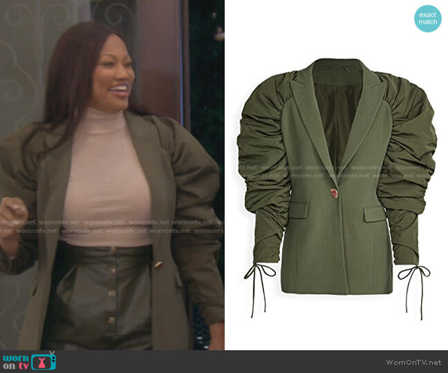 Interlace Jacket by Aje worn by Garcelle Beauvais on The Real Housewives of Beverly Hills