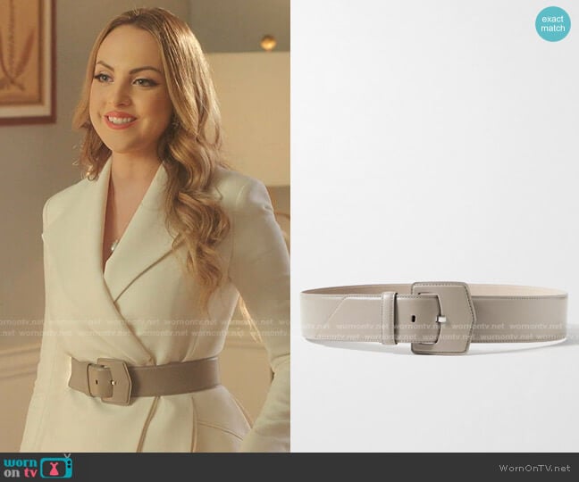 Leather Waist Belt by Alaia worn by Fallon Carrington (Elizabeth Gillies) on Dynasty