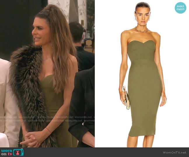 Kye Dress by Alex Perry worn by Lisa Rinna on The Real Housewives of Beverly Hills