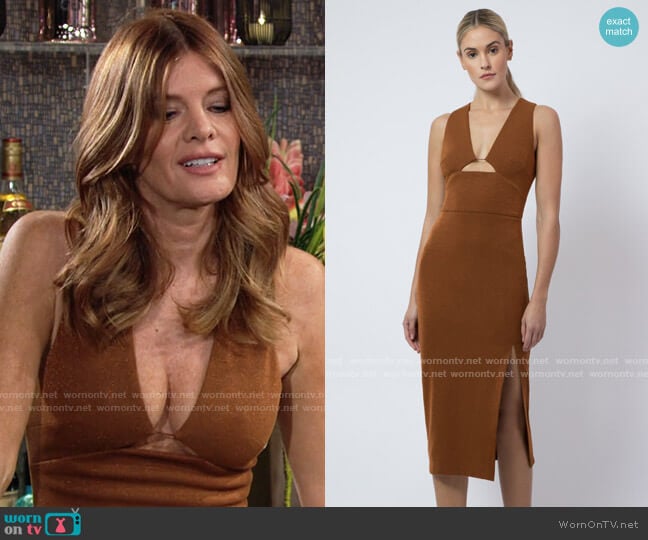 AQ/AQ Wolfe Dress worn by Phyllis Summers (Michelle Stafford) on The Young and the Restless