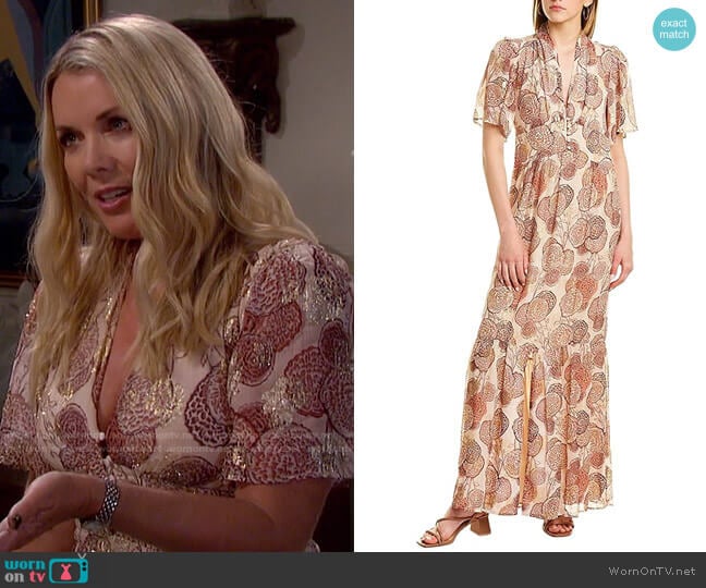 Hide Maxi Dress by Ba&Sh worn by Christie Clark on Days of our Lives: Beyond Salem