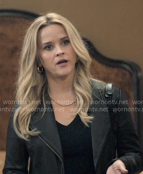 Bradley's leather jacket on The Morning Show