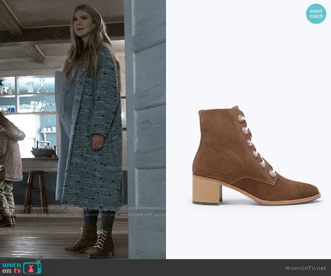 Freda Salvador Ace Lace-up Boot worn by Doris Gardener (Lily Rabe) on American Horror Story