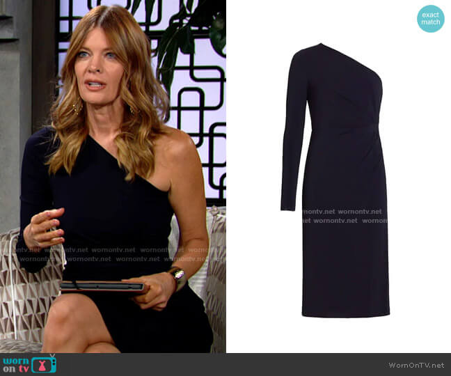 Halston Payton Dress worn by Phyllis Summers (Michelle Stafford) on The Young and the Restless