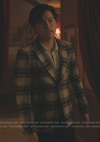 Jugheads plaid blazer on Riverdale