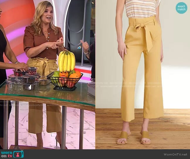 Elice Pants by Veronica Beard worn by Jenna Bush Hager on Today