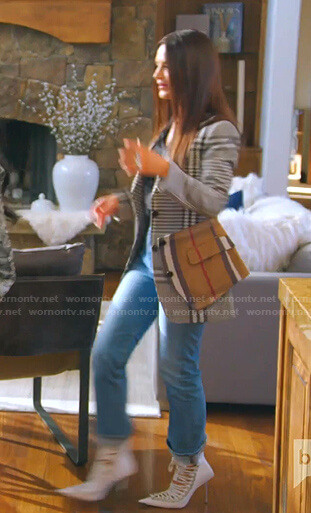 Louis Vuitton x Supreme Christopher Backpack worn by Heather Gay as seen in  The Real Housewives of Salt Lake City (S04E02)