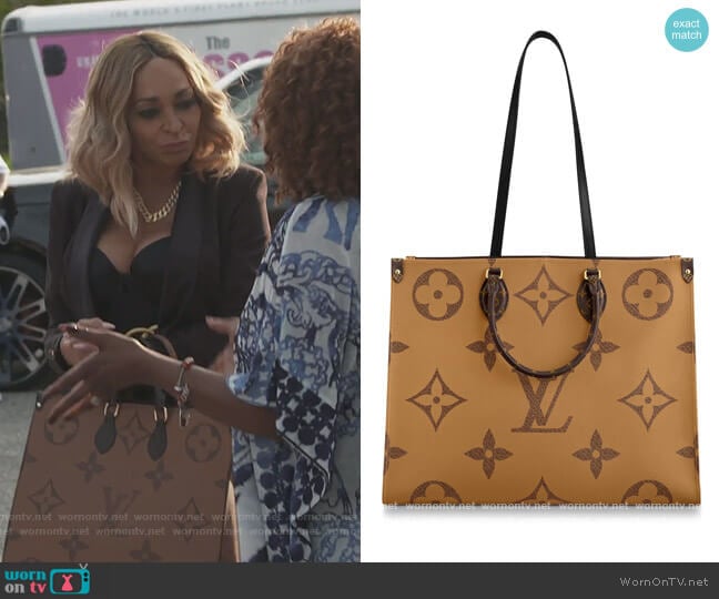 WornOnTV: Jennifer's gg logo canvas bag on The Real Housewives of