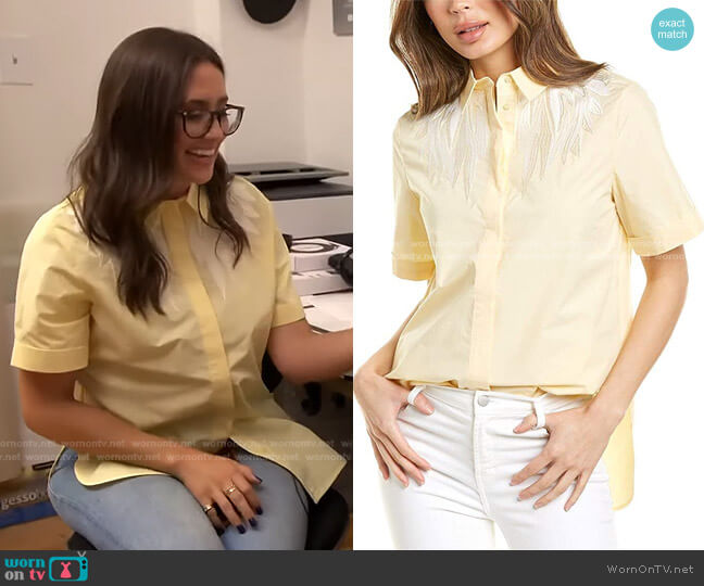 Civers Shirt by Maje worn by Savannah Sellers on Today