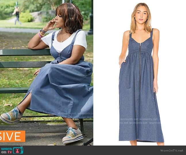 Mara Hoffman Mo Dress worn by Gayle King on CBS Mornings