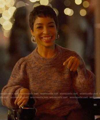 Maribel's marled sweater on The L Word Generation Q