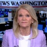 Martha Raddatz’s lilac blazer on Good Morning America