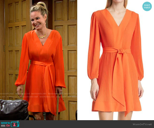 Milly Liv Dress worn by Sharon Newman (Sharon Case) on The Young and the Restless