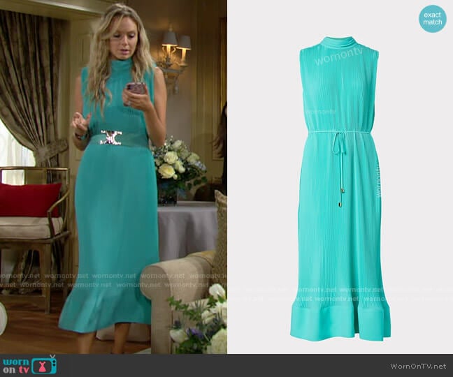 Milly Melina Dress worn by Abby Newman (Melissa Ordway) on The Young and the Restless