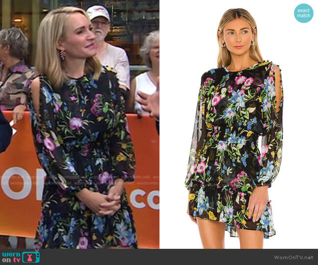 Callae Dress by Misa Los Angeles worn by Andrea Canning on Today