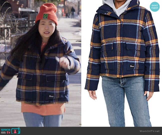 Penfield Wyeford Check Jacket worn by Nora Lum (Awkwafina) on Awkwafina is Nora From Queens