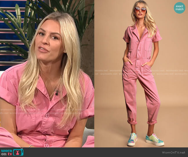 Grover Jumpsuit by Pistola worn by Morgan Stewart on E! News