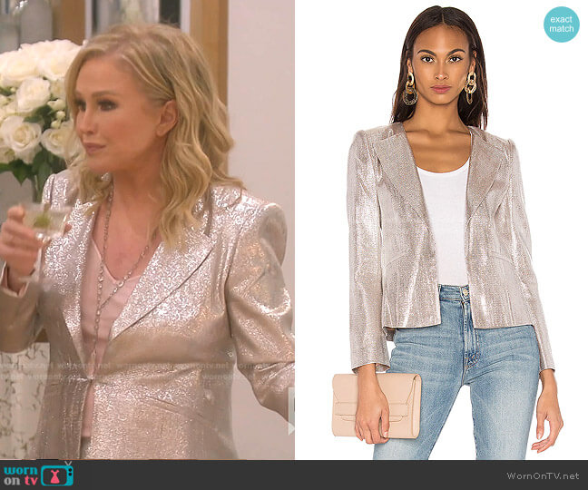 Daisy Blazer by Rachel Zoe worn by Kathy Hilton on The Real Housewives of Beverly Hills