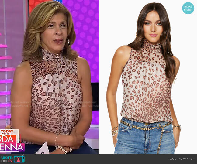 Joyce High Neck Tank Top by Ramy Brook worn by Hoda Kotb on Today