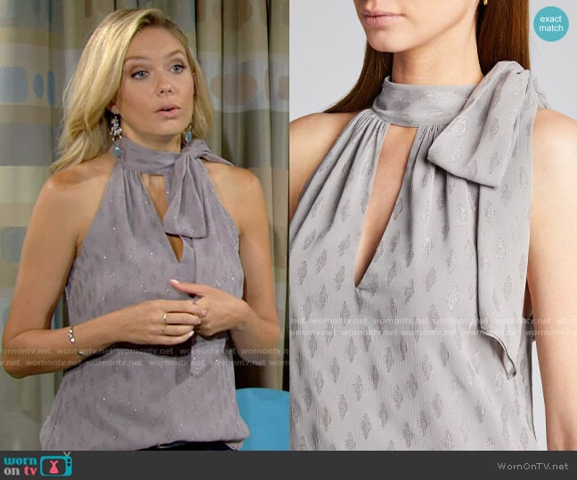 Ramy Brook Sasha Top worn by Abby Newman (Melissa Ordway) on The Young and the Restless