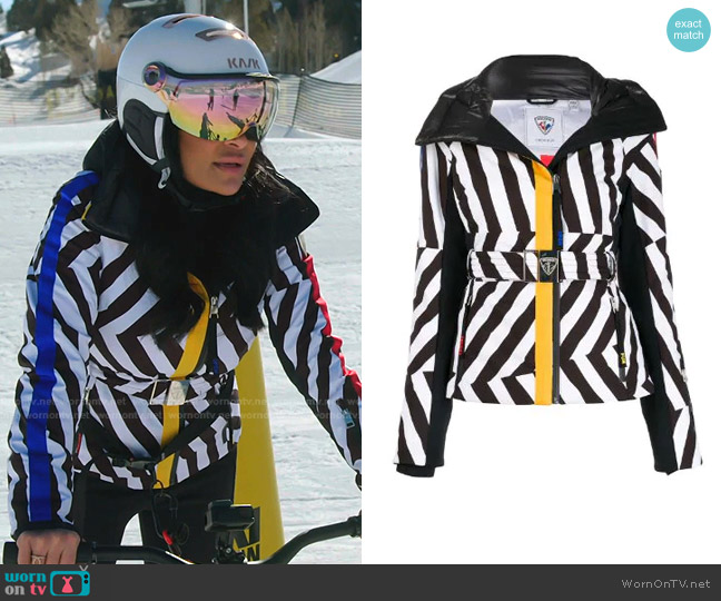 Castelbajac Print Skifi Ski Jacket by by Rossignol x Jcc worn by Jen Shah on The Real Housewives of Salt Lake City