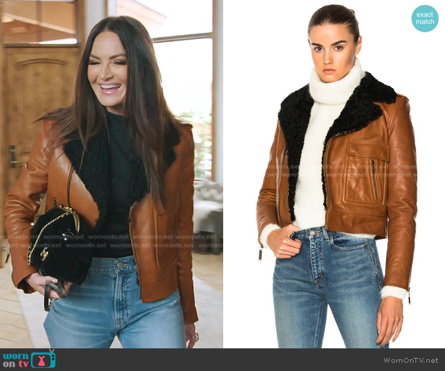 WornOnTV: Lisa's brown shearling leather jacket on The Real Housewives of  Salt Lake City, Lisa Barlow