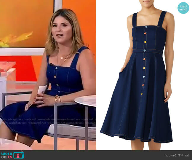 Olevia Denim Dress by Shoshanna worn by Jenna Bush Hager on Today