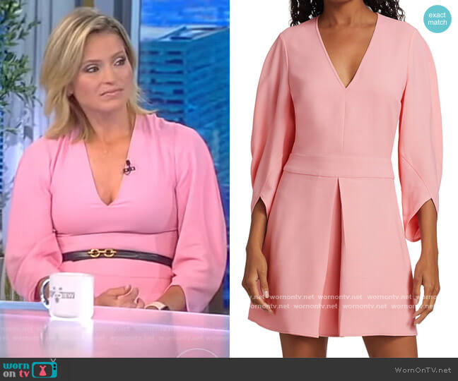 Maddison Tulip-Sleeve Cocktail Dress by Stella McCartney worn by Sara Haines on The View