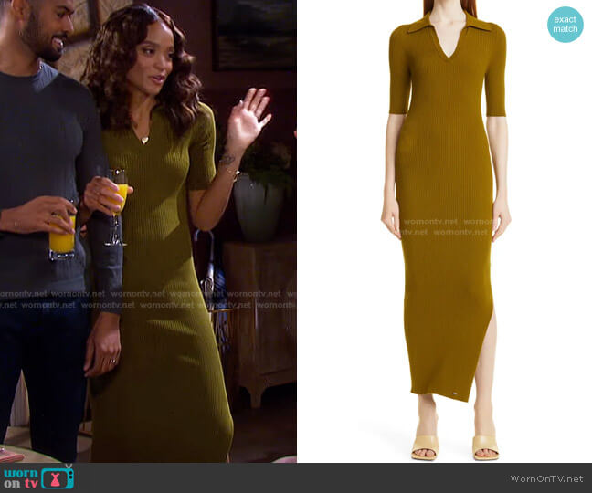 Pileepa Polo Midi Dress by Ted Baker worn by Lani Price (Sal Stowers) on Days of our Lives