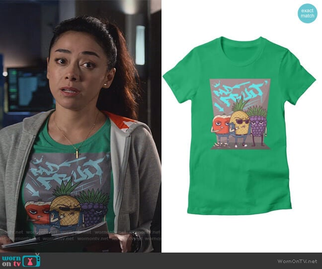 Bad Fruit by Fav Fruit and Vegetables at Threadless worn by Ella Lopez (Aimee Garcia) on Lucifer