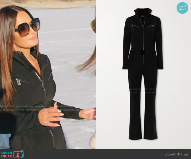 Lotta Belted Ski Suit by Toni Sailer worn by Lisa Barlow on The Real Housewives of Salt Lake City