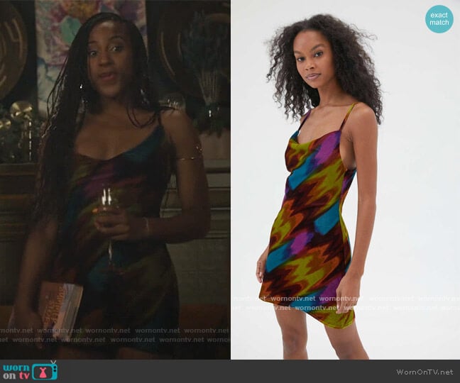 Mallory Slip Dress by Urban Outfitters worn by Asha Bromfield on Riverdale