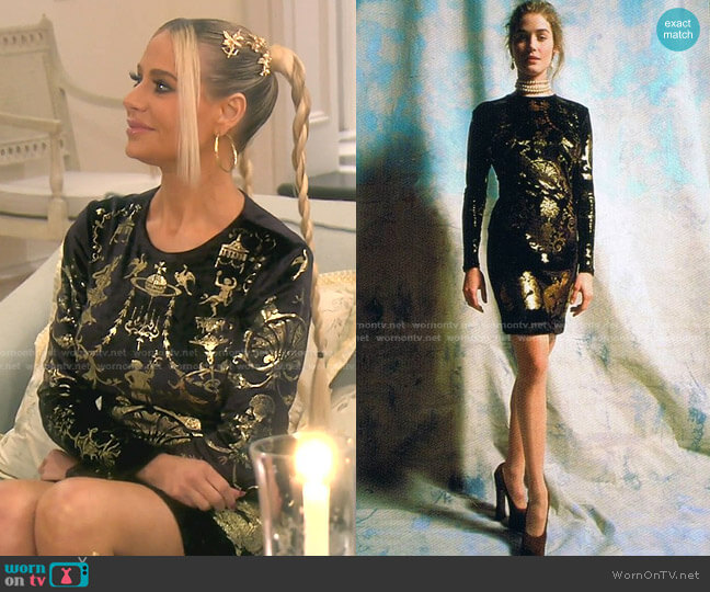 WornOnTV: Dorit's brown monogram print dress and coat on The Real  Housewives of Beverly Hills, Dorit Kemsley