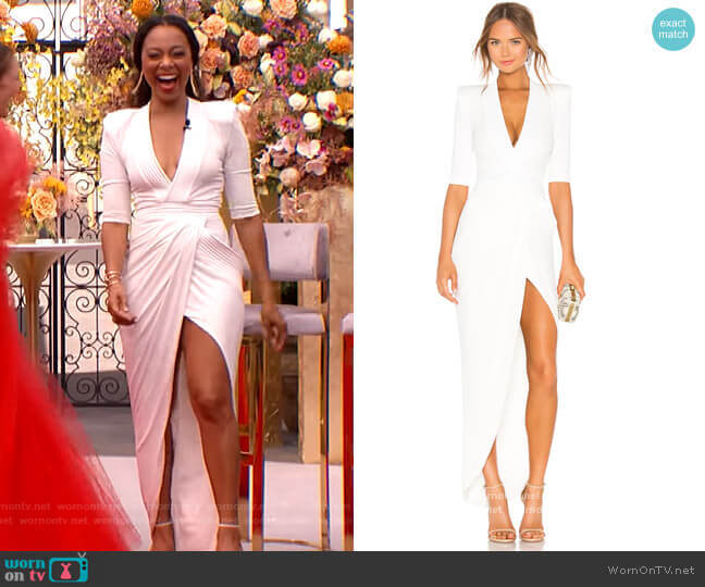 Eye of Horus Gown by Zhivago worn by Nischelle Turner on The Drew Barrymore Show