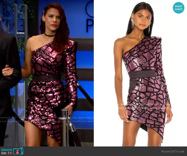 Zhivago Karijini Mini Dress worn by Sally Spectra (Courtney Hope) on The Young and the Restless