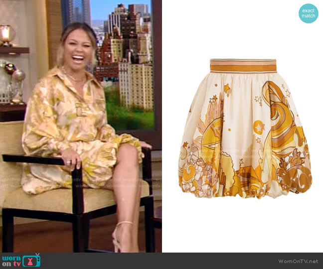 Tempo Bubble Skirt by Zimmermann worn by Vanessa Lachey