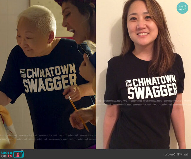 Grandma’s Chinatown Swagger t-shirt on Awkwafina is Nora From Queens