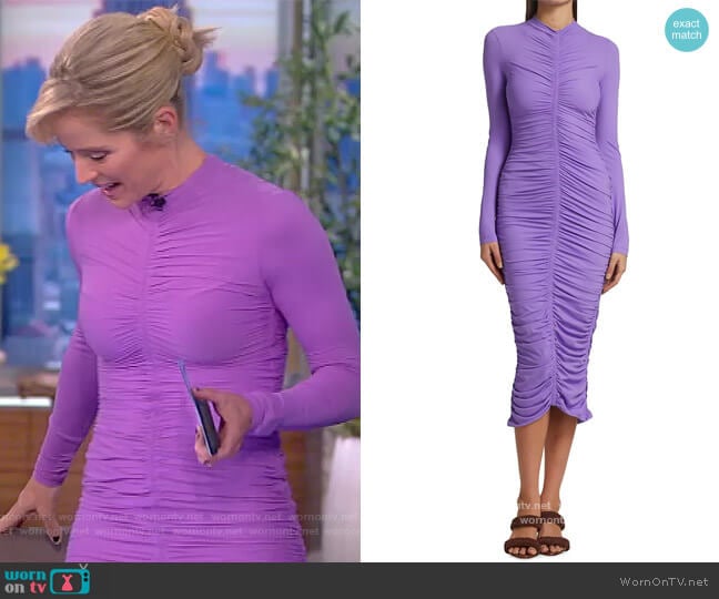 Ansel Dress by A.L.C. worn by Sara Haines on The View