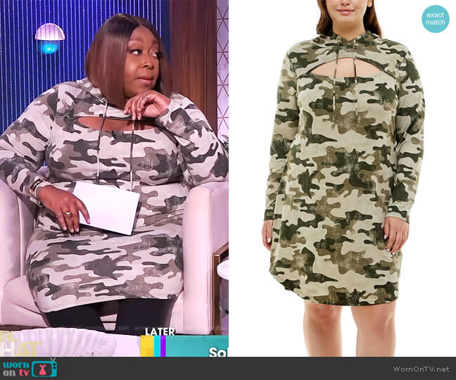 WornOnTV: Loni’s camo cutout dress on The Real | Loni Love | Clothes ...