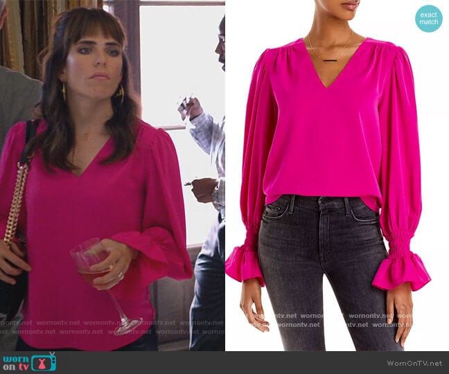 Puff Sleeve Top by Aqua worn by Marina (Karla Souza) on Home Economics