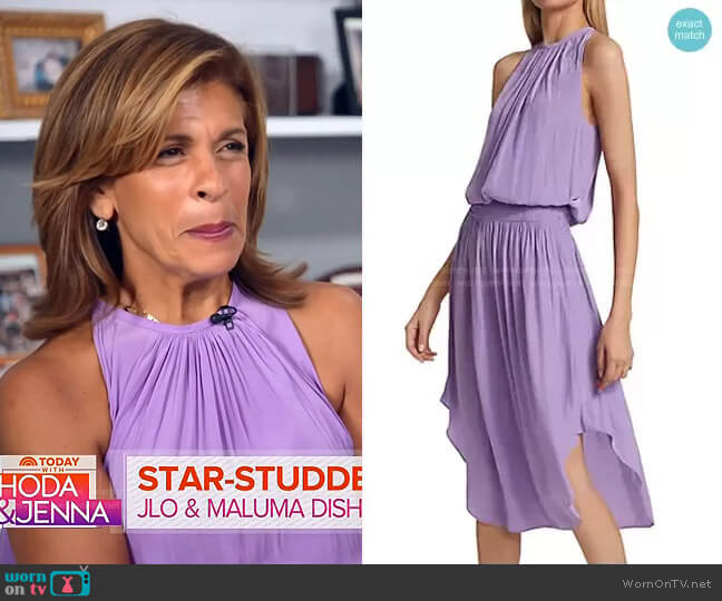 Audrey Blouson Midi Dress by Ramy Brook worn by Hoda Kotb on Today