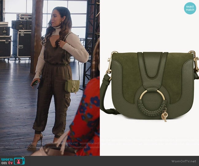 Hana Shoulder Bag by See by Chloe worn by Valeria (Nadine Velazquez) on Queens