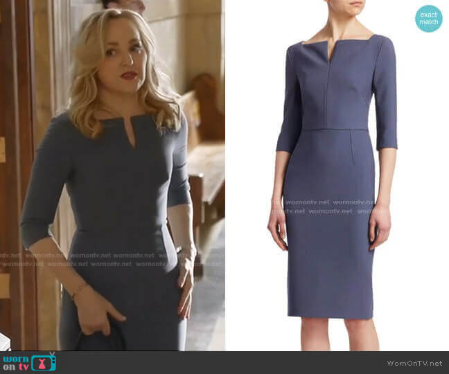 WornOnTV: Taylor's green button detail dress and tote bag on Bull