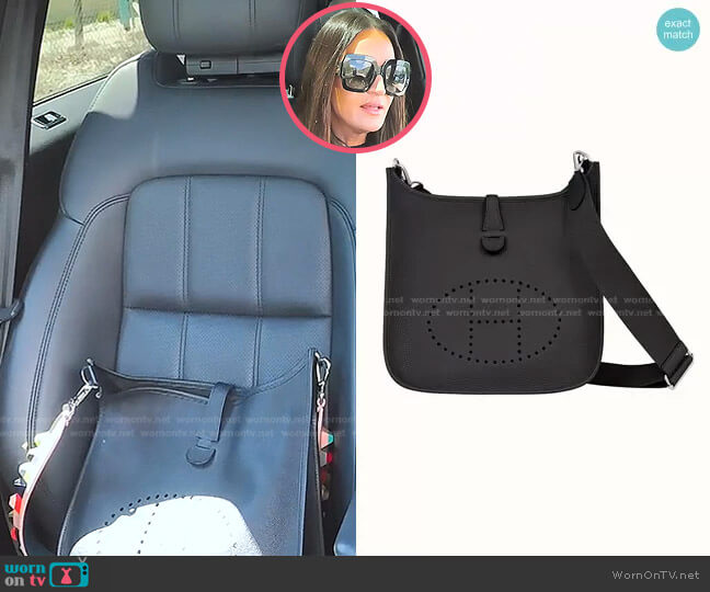 Evelyne Bag by Hermes worn by Lisa Barlow on The Real Housewives of Salt Lake City
