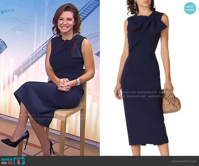 Flandre Dress by Roksanda worn by Stephanie Ruhl on Today