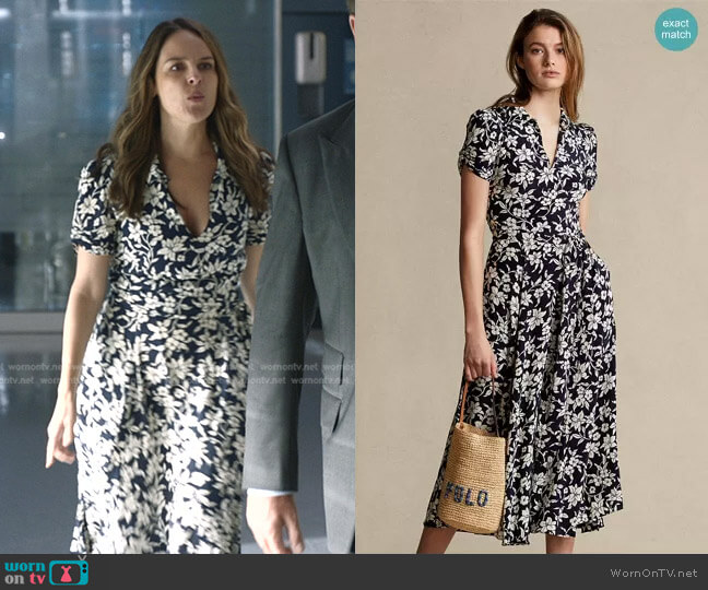 Floral A-Line Dress by Polo Ralph Lauren worn by Isabella Colón (Yara Martinez) on Bull